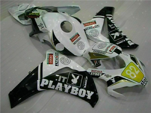 ABS Kit Carenatura Honda CBR 1000 RR 2008-2011 - Bianco Nero Playboy ABS Kit Carenatura Honda CBR 1000 RR 2008-2011 - Bianco Nero Playboy