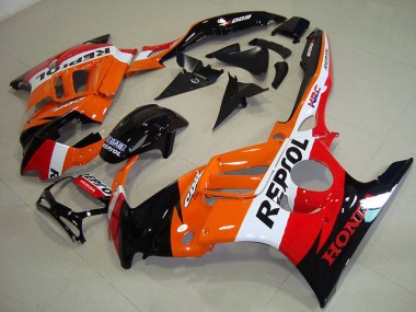 ABS Kit Carenatura Honda CBR 600 F3 1995-1998 - Nero Arancia Repsol