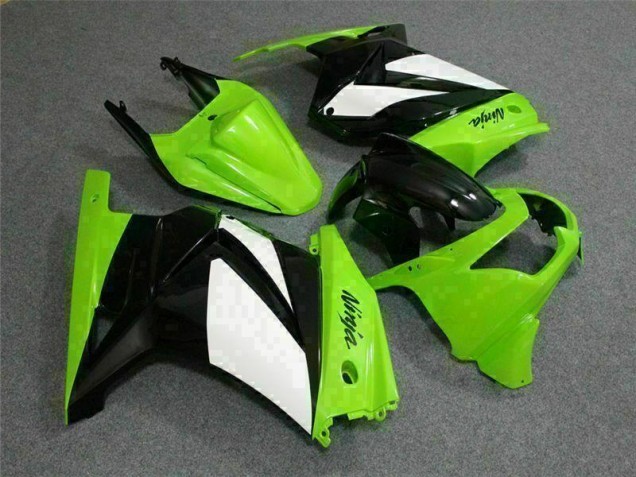 ABS Kit Carenatura Kawasaki EX250 2008-2012 - Verde Nero Ninja ABS Kit Carenatura Kawasaki EX250 2008-2012 - Verde Nero Ninja
