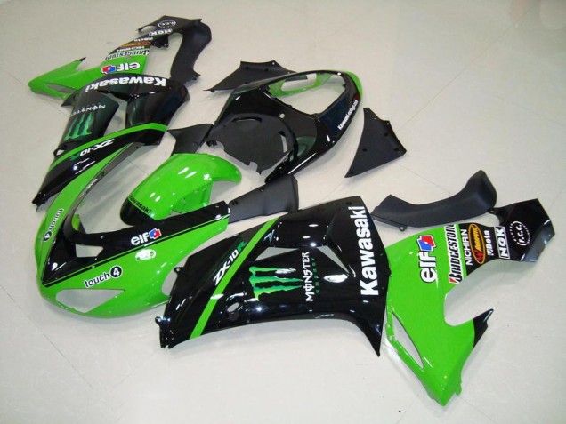 ABS Kit Carenatura Kawasaki ZX10R 2006-2007 - Verde Monster ABS Kit Carenatura Kawasaki ZX10R 2006-2007 - Verde Monster