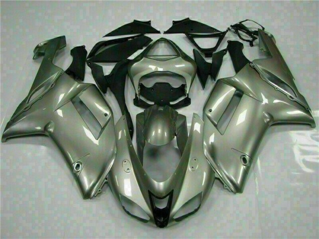 ABS Kit Carenatura Kawasaki ZX6R 2007-2008 - Argento ABS Kit Carenatura Kawasaki ZX6R 2007-2008 - Argento