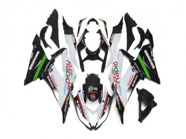 ABS Kit Carenatura Kawasaki ZX6R 2013-2018 - Bianco Nero