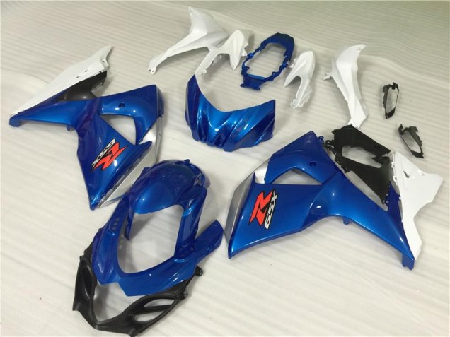ABS Kit Carenatura Suzuki GSXR 1000 K9 2009-2016 - Blu Bianco
