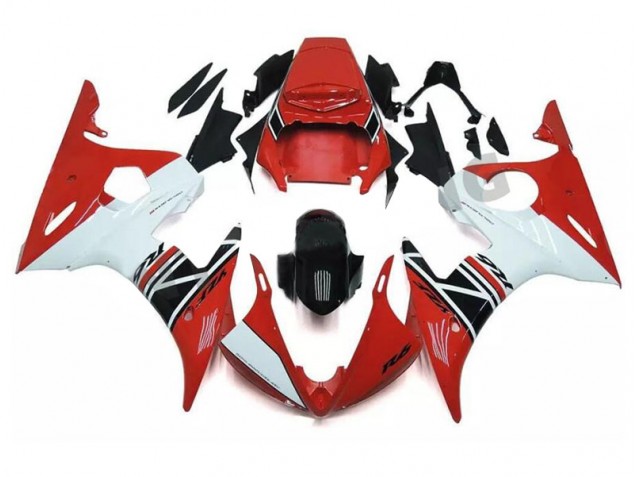 ABS Kit Carenatura Yamaha R6 2003-2005 - Rosso Bianco Nero ABS Kit Carenatura Yamaha R6 2003-2005 - Rosso Bianco Nero