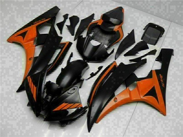 ABS Kit Carenatura Yamaha R6 2006-2007 - Arancia Nero ABS Kit Carenatura Yamaha R6 2006-2007 - Arancia Nero