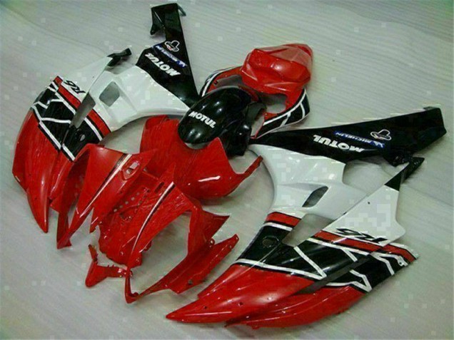 ABS Kit Carenatura Yamaha R6 2006-2007 - Rosso Bianco