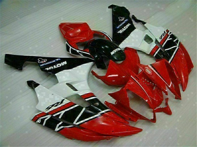 ABS Kit Carenatura Yamaha R6 2006-2007 - Rosso Bianco