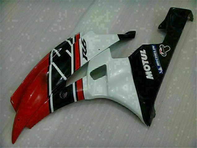 ABS Kit Carenatura Yamaha R6 2006-2007 - Rosso Bianco