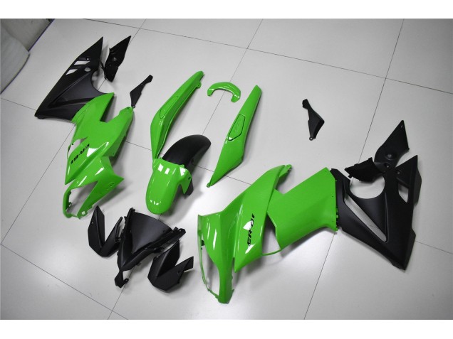 ABS Kits Carena Kawasaki EX650 2009-2011 - Verde Nero ABS Kits Carena Kawasaki EX650 2009-2011 - Verde Nero