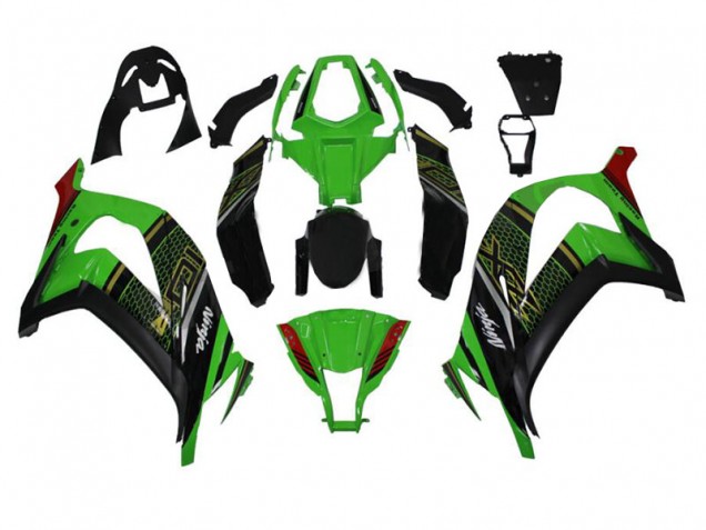 ABS Kits Carena Kawasaki ZX10R 2011-2015 - Verde Nero ABS Kits Carena Kawasaki ZX10R 2011-2015 - Verde Nero