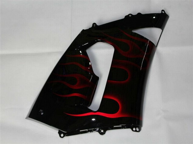 ABS Kits Carena Kawasaki ZX6R 2005-2006 - Rosso Nero ABS Kits Carena Kawasaki ZX6R 2005-2006 - Rosso Nero