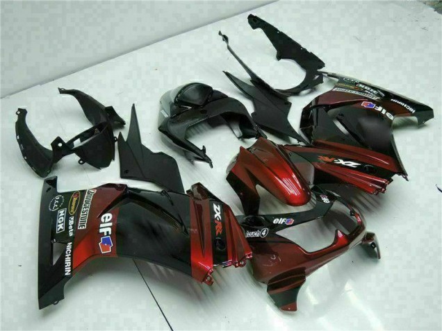 ABS Kits Carenatura Kawasaki EX250 2008-2012 - Nero ABS Kits Carenatura Kawasaki EX250 2008-2012 - Nero
