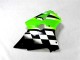 ABS Kits Carenatura Kawasaki ZX6R 2000-2002 - Verde Nero Bianco ABS Kits Carenatura Kawasaki ZX6R 2000-2002 - Verde Nero Bianco