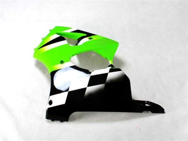ABS Kits Carenatura Kawasaki ZX6R 2000-2002 - Verde Nero Bianco ABS Kits Carenatura Kawasaki ZX6R 2000-2002 - Verde Nero Bianco