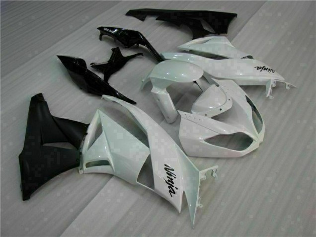 ABS Kits Carenatura Kawasaki ZX6R 2009-2012 - Bianco Nero ABS Kits Carenatura Kawasaki ZX6R 2009-2012 - Bianco Nero