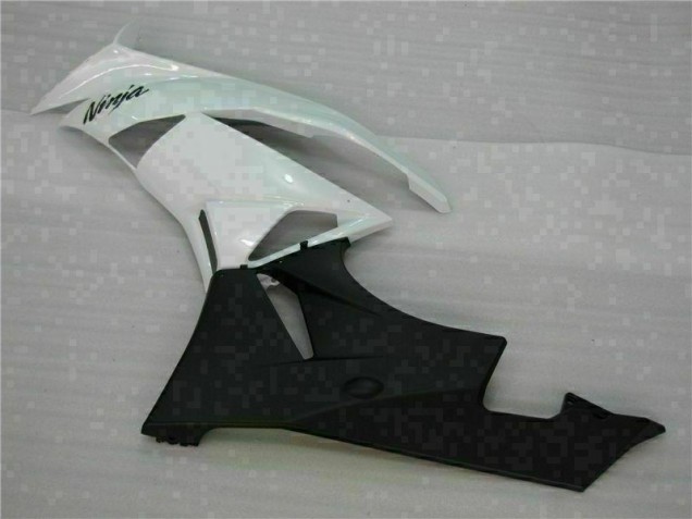 ABS Kits Carenatura Kawasaki ZX6R 2009-2012 - Bianco Nero ABS Kits Carenatura Kawasaki ZX6R 2009-2012 - Bianco Nero