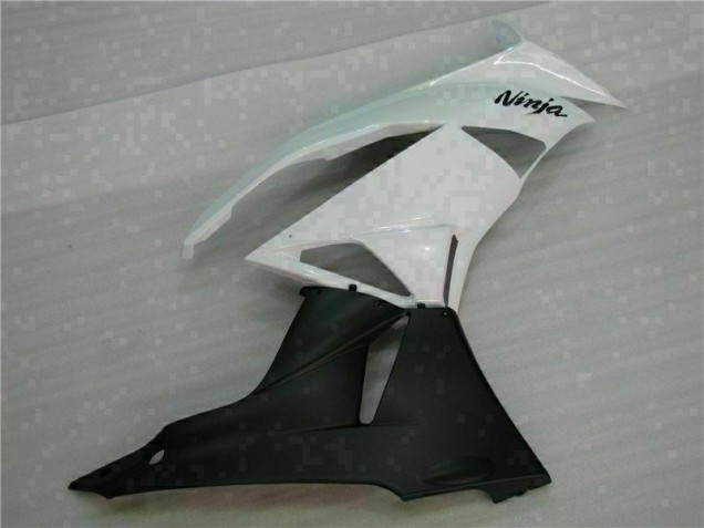 ABS Kits Carenatura Kawasaki ZX6R 2009-2012 - Bianco Nero ABS Kits Carenatura Kawasaki ZX6R 2009-2012 - Bianco Nero