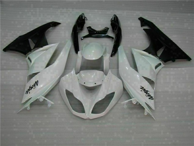ABS Kits Carenatura Kawasaki ZX6R 2009-2012 - Bianco Nero ABS Kits Carenatura Kawasaki ZX6R 2009-2012 - Bianco Nero