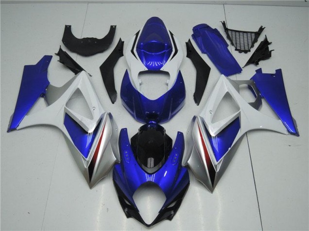 ABS Kits Carenatura Suzuki GSXR 1000 K7 2007-2008 - Blu Bianco ABS Kits Carenatura Suzuki GSXR 1000 K7 2007-2008 - Blu Bianco