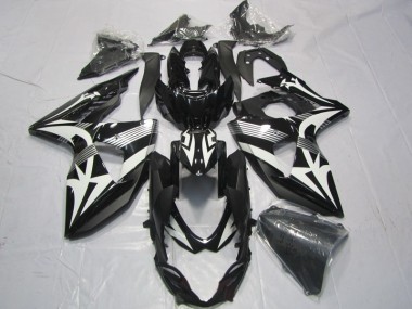 ABS Kits Carenatura Suzuki GSXR 1000 K9 2009-2016 - Nero Bianco