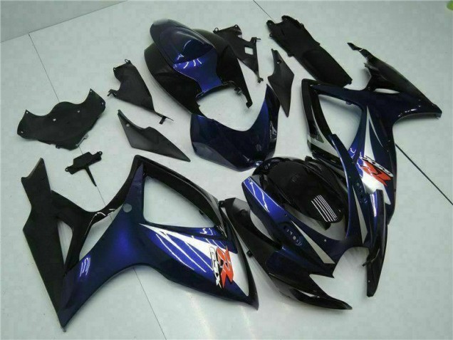 ABS Kits Carenatura Suzuki GSXR 600 / 750 K6 2006-2007 - Nero Blu