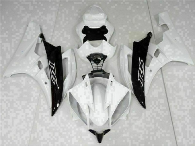 ABS Kits Carenatura Yamaha R6 2006-2007 - Bianco Nero