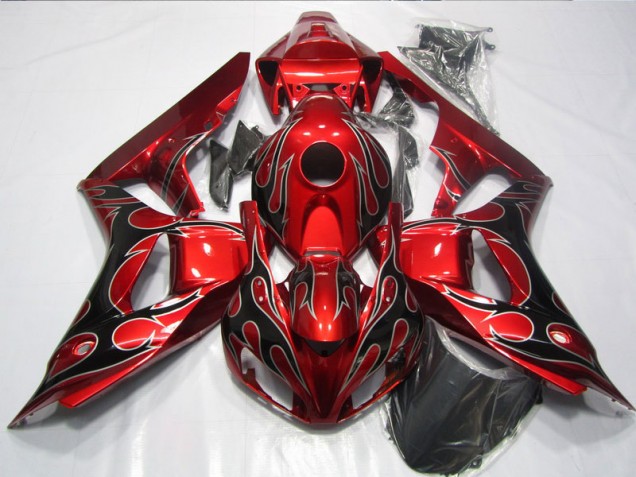 ABS Kits Carene Honda CBR 1000 RR 2006-2007 - Rosso Nero Fiamma ABS Kits Carene Honda CBR 1000 RR 2006-2007 - Rosso Nero Fiamma