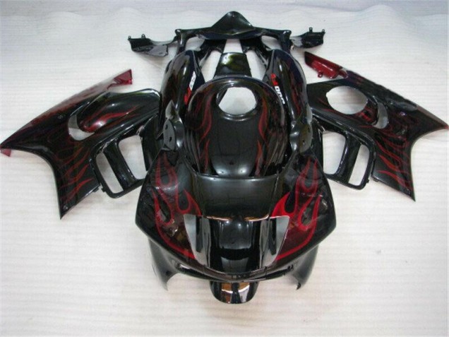 ABS Kits Carene Honda CBR 600 F3 1995-1998 - Nero Rosso Fiamma ABS Kits Carene Honda CBR 600 F3 1995-1998 - Nero Rosso Fiamma