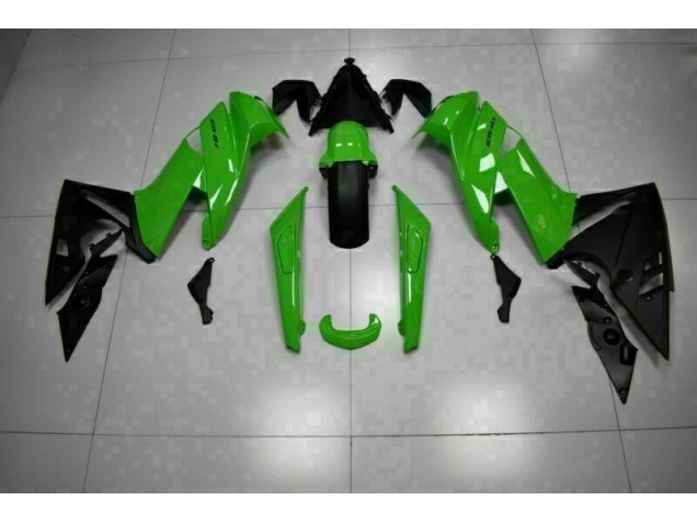 ABS Kits Carene Kawasaki EX650 2009-2011 - Verde Nero ABS Kits Carene Kawasaki EX650 2009-2011 - Verde Nero
