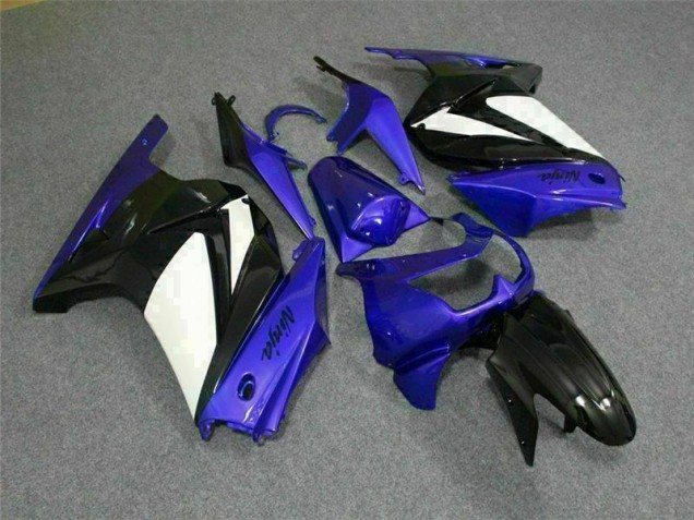 ABS Plastica & Carena Kawasaki EX250 2008-2012 - Blu Bianco Nero Ninja ABS Plastica & Carena Kawasaki EX250 2008-2012 - Blu Bianco Nero Ninja