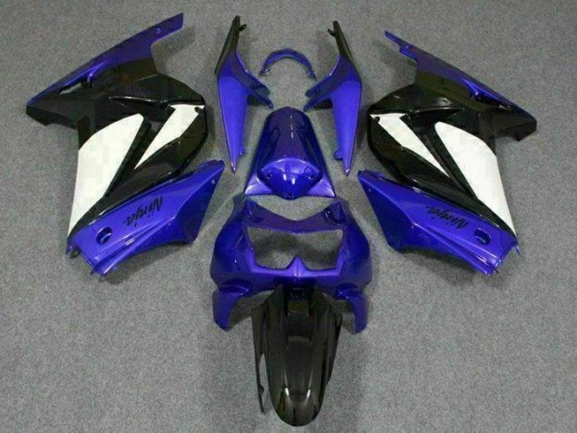 ABS Plastica & Carena Kawasaki EX250 2008-2012 - Blu Bianco Nero Ninja ABS Plastica & Carena Kawasaki EX250 2008-2012 - Blu Bianco Nero Ninja
