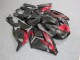 ABS Plastica & Carena Kawasaki ZX14R ZZR 1400 2006-2011 - Nero Rosso ABS Plastica & Carena Kawasaki ZX14R ZZR 1400 2006-2011 - Nero Rosso