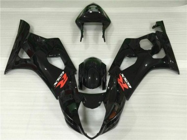 ABS Plastica & Carena Suzuki GSXR 1000 K3 2003-2004 - Lucido Nero