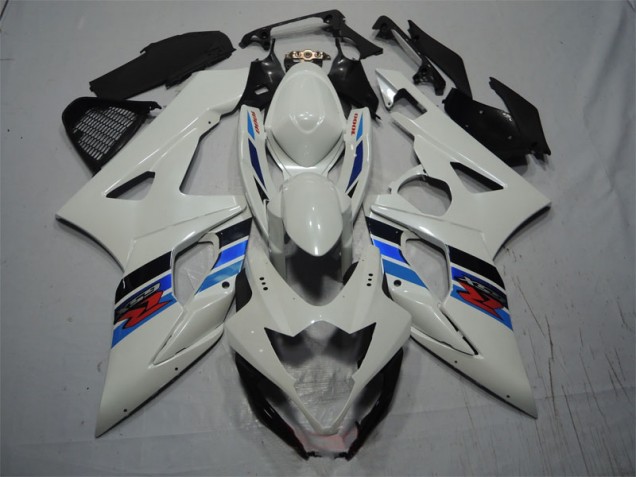 ABS Plastica & Carena Suzuki GSXR 1000 K5 2005-2006 - Bianco Blu