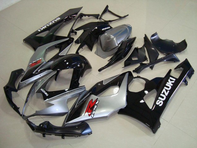ABS Plastica & Carena Suzuki GSXR 1000 K5 2005-2006 - Grigio Nero