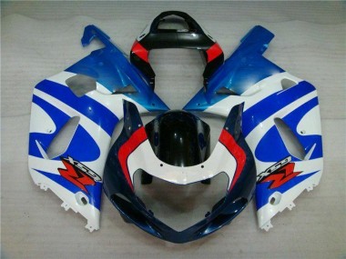 ABS Plastica & Carena Suzuki GSXR 600 / 750 K1 K2 K3 2001-2003 - Blu