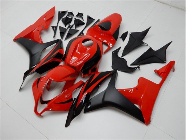 ABS Plastica & Carenatura Honda CBR 600 RR 2007-2008 - Nero Rosso