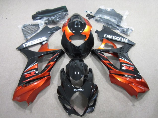 ABS Plastica & Carenatura Suzuki GSXR 1000 K7 2007-2008 - Nero Arancia ABS Plastica & Carenatura Suzuki GSXR 1000 K7 2007-2008 - Nero Arancia