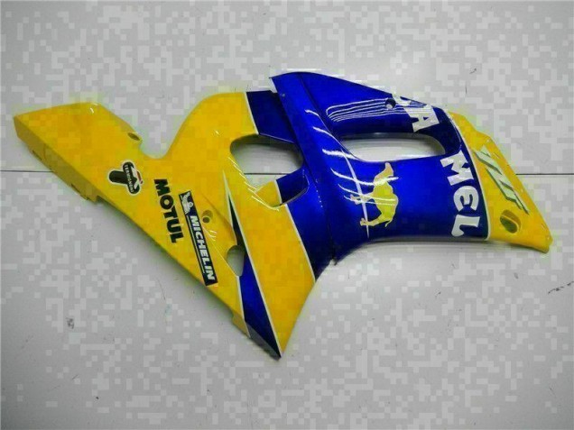 ABS Plastica & Carenatura Yamaha R6 1998-2002 - Giallo Blu