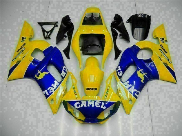 ABS Plastica & Carenatura Yamaha R6 1998-2002 - Giallo Blu