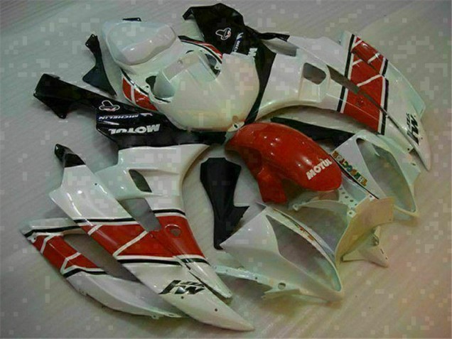 ABS Plastica & Carenatura Yamaha R6 2006-2007 - Rosso Bianco