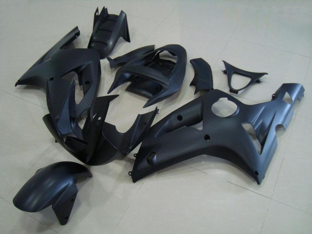 ABS Plastica & Carene Kawasaki ZX6R 2003-2004 - Nero Opaco ABS Plastica & Carene Kawasaki ZX6R 2003-2004 - Nero Opaco