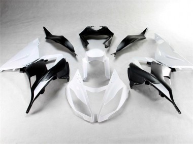 ABS Plastica & Carene Kawasaki ZX6R 2013-2018 - Bianco Nero