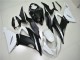 ABS Plastica & Carene Kawasaki ZX6R 2013-2018 - Bianco Nero ABS Plastica & Carene Kawasaki ZX6R 2013-2018 - Bianco Nero