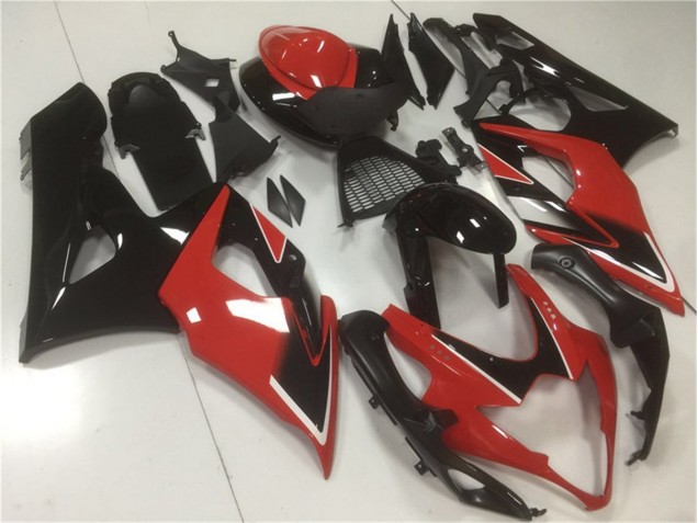 ABS Plastica & Carene Suzuki GSXR 1000 K5 2005-2006 - Rosso Nero