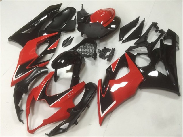 ABS Plastica & Carene Suzuki GSXR 1000 K5 2005-2006 - Rosso Nero