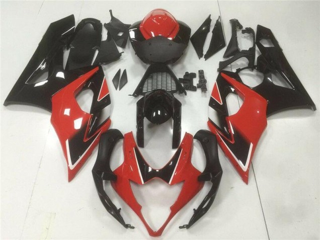 ABS Plastica & Carene Suzuki GSXR 1000 K5 2005-2006 - Rosso Nero