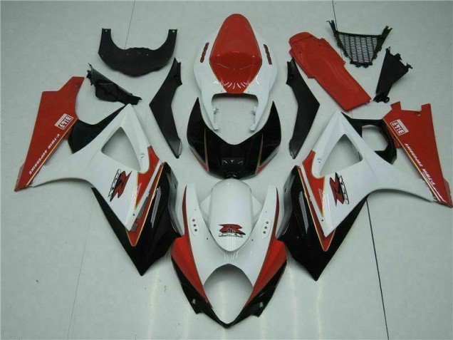 ABS Plastica & Carene Suzuki GSXR 1000 K7 2007-2008 - Rosso Bianco ABS Plastica & Carene Suzuki GSXR 1000 K7 2007-2008 - Rosso Bianco