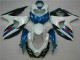 ABS Plastica & Carene Suzuki GSXR 1000 K9 2009-2016 - Blu Bianco