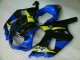 ABS Plastica & Carene Suzuki GSXR 600 / 750 K1 K2 K3 2001-2003 - Blu